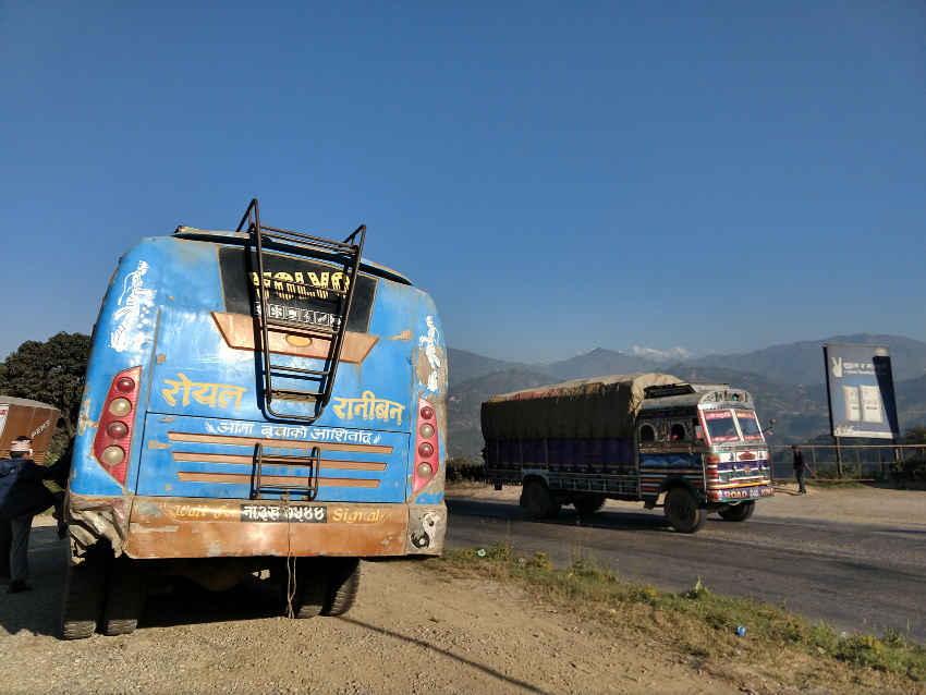 rooftop bus travel