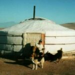 Alyson Long at Ger Camp Mongolia