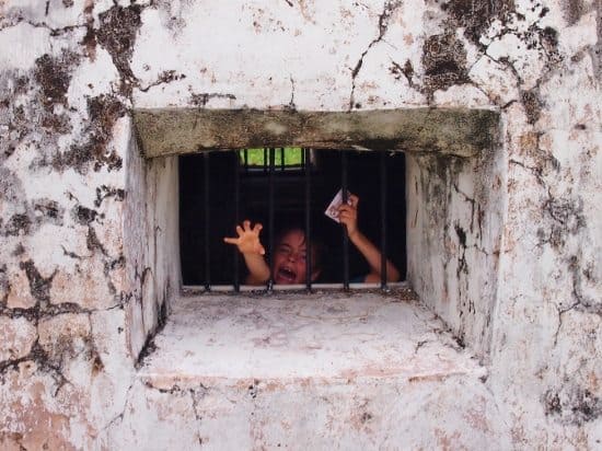 Fort Cornwallis prison Cell