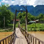 Vang Vieng, Laos, with Kids Vang Vieng view