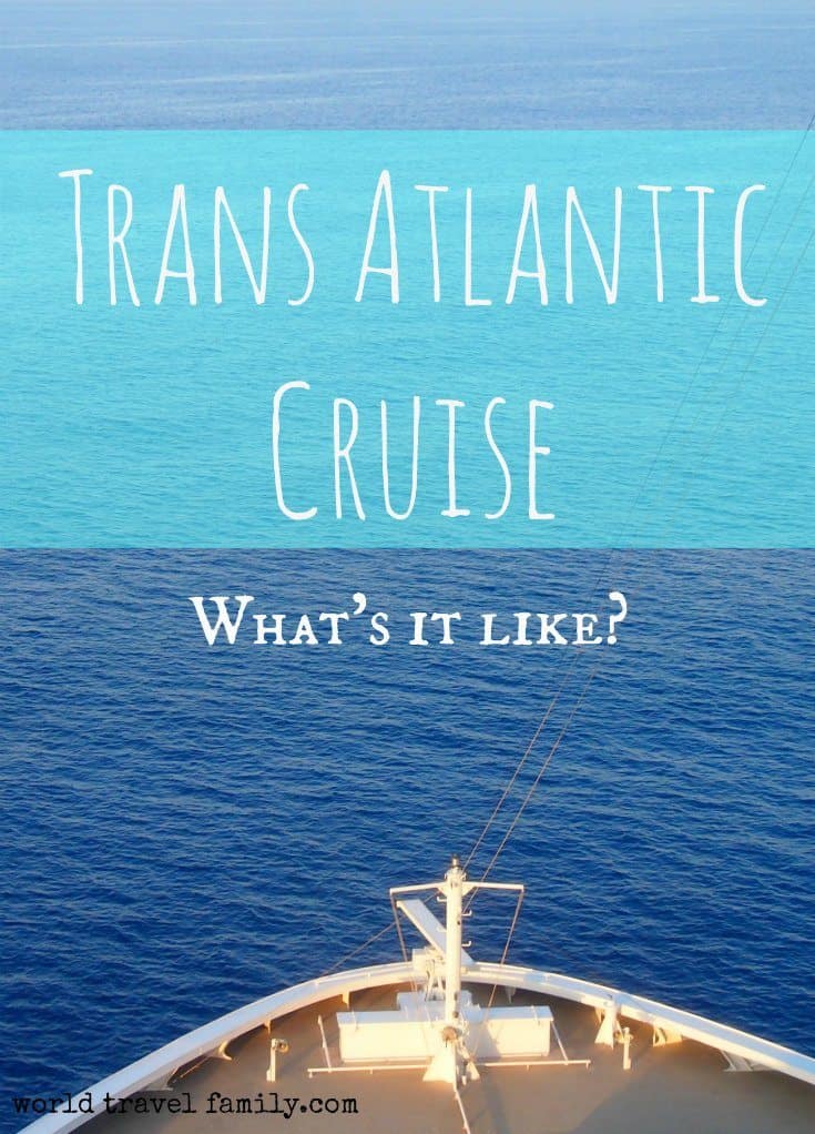transatlantic cruise cruising ship