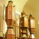 Saint Ubaldo. Surprises in Gubbio Ceri, used to carry figures of the saints during the festival of saint ubaldo in gubbio italy