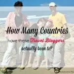 how many countries have travel bloggers been to