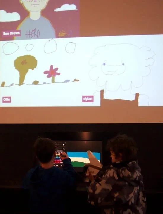 tate modern kids art wall