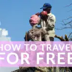 Man working How to travel the for free guide