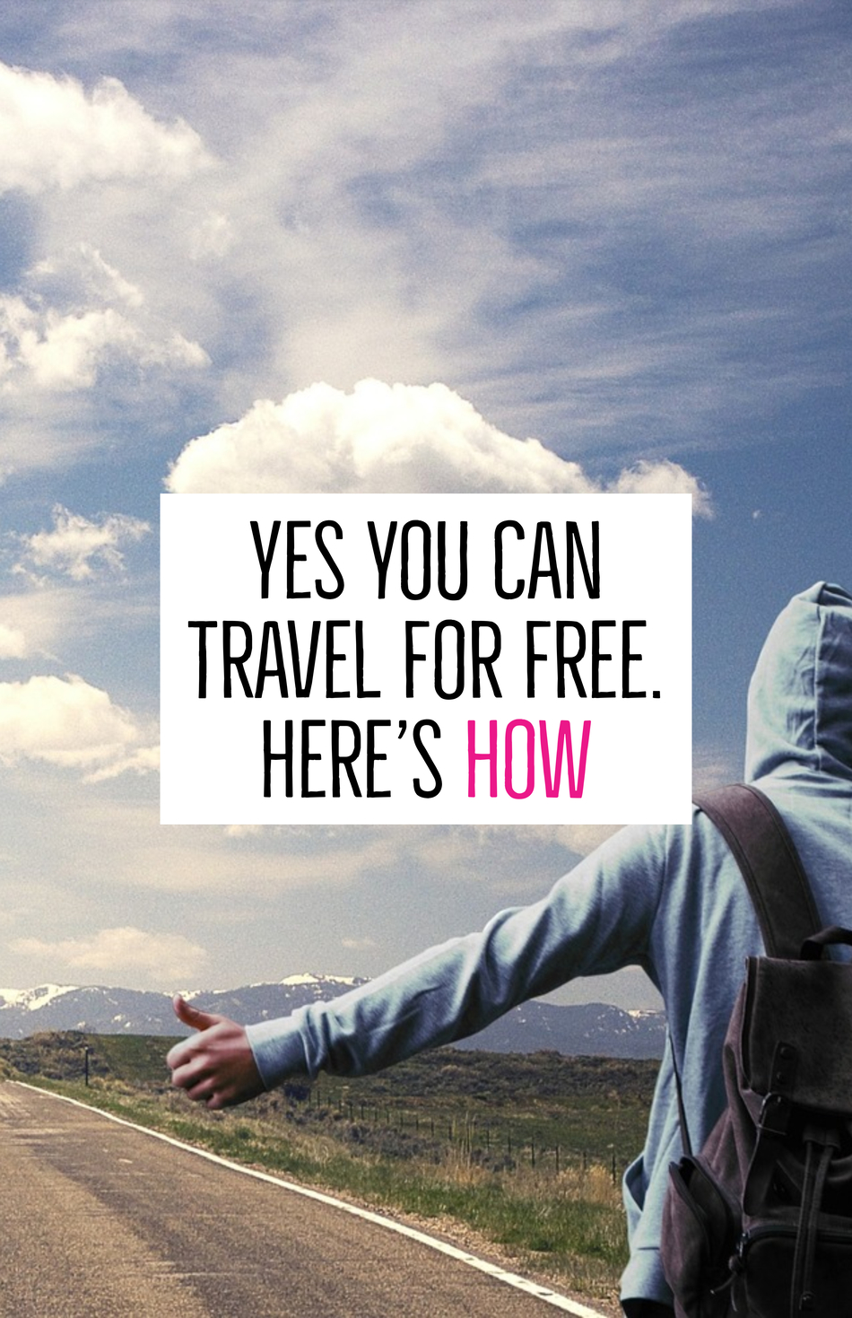 free travel how to man hitchhiking
