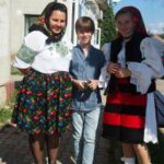 Village life in Romania. Traditional Maramures outfit