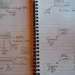 planning a big trip. the process of booking flighs and accommodation for a long travel adventure