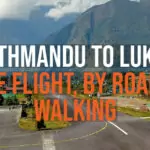 kathmandu to lukla options