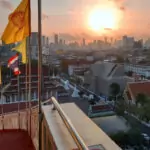 Best Family Hotels in Bangkok. Reviews and Recommendations View of Bangkok Thailand from the Golden Mount temple
