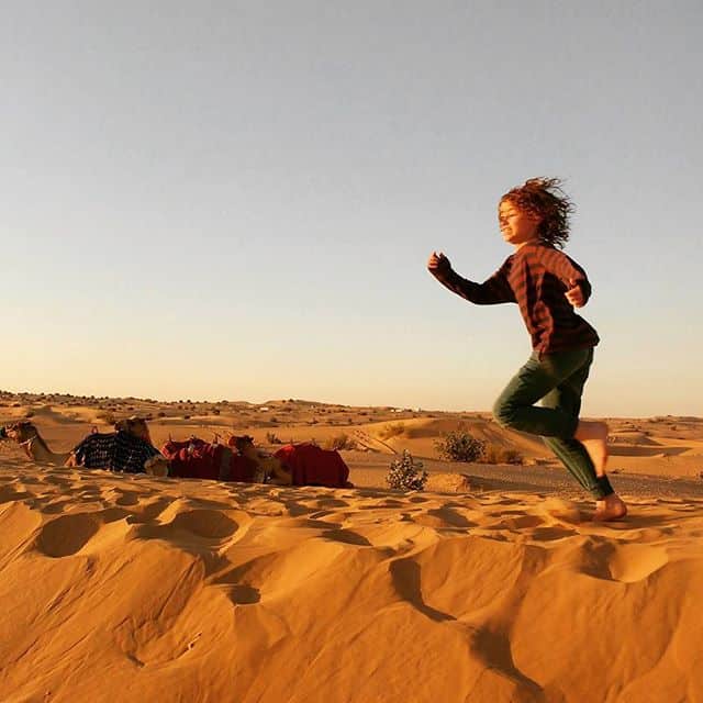 Sand dunes in Dubai