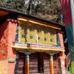 Exterior of the monastery in the Himalayas housing the yeti skull relic in Nepal