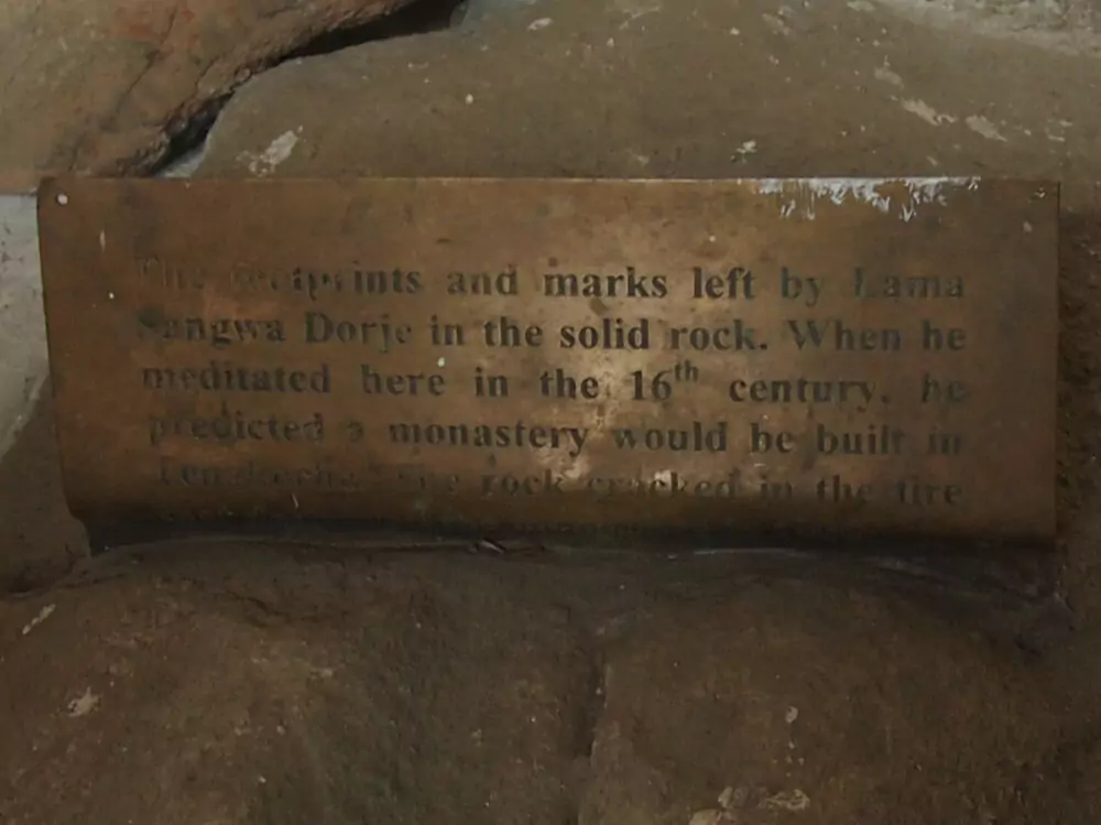 Tengboche Monastery rock inscription