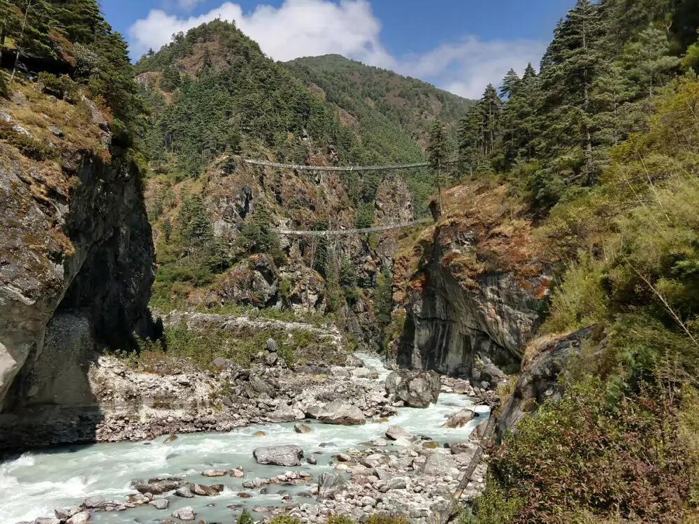 bridge before namche bazaar