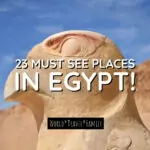 Egyptian horus statue with test 23 must see places in egypt