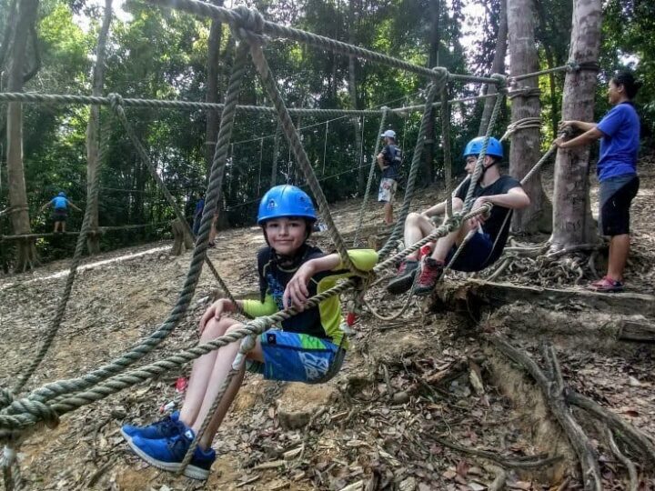 Telunas Beach Ropes Course