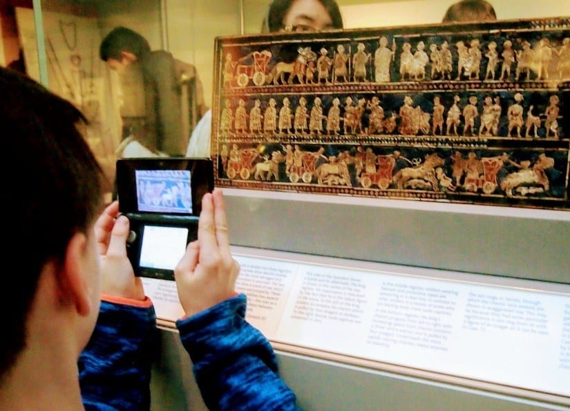 Homeschool History Field Trip British Museum, Standard of Ur