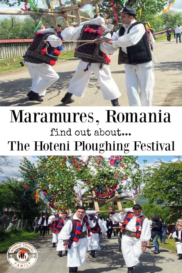 Maramures Romania the Hoteni Ploughing Festival
