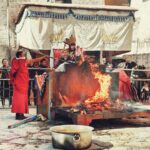Sera Monastery Tibet Monks Ceremony