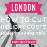 money saving tips london