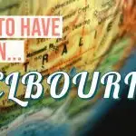 Fun things to do in Melbourne map of Australia
