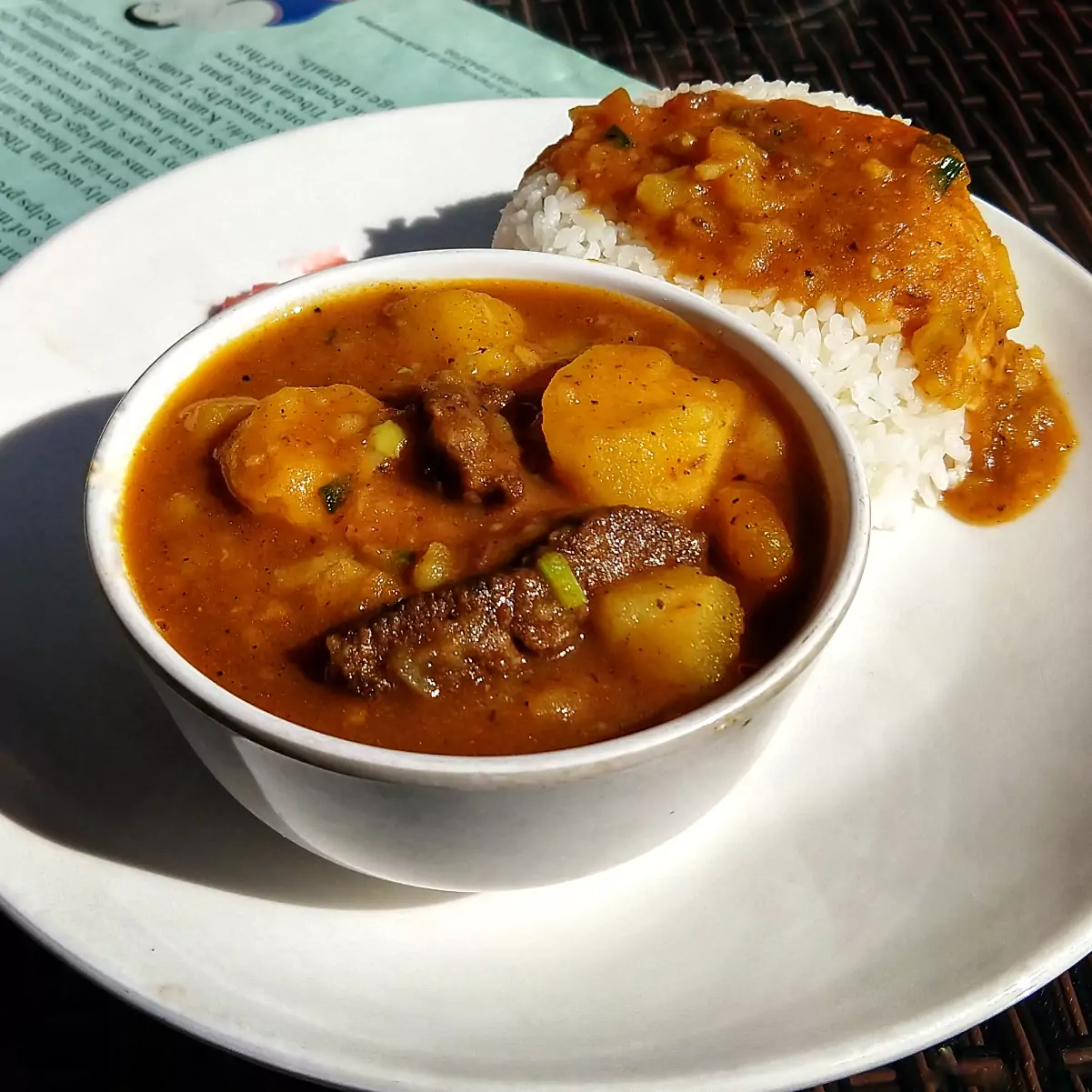 tibetan food yak stew in tibet