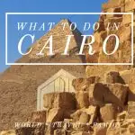 What to do in Cairo pyramids view