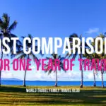 cost of travel for a year