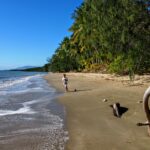 kids on an unspoilt beach port douglas australia