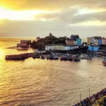 wales beautiful fishing harbour