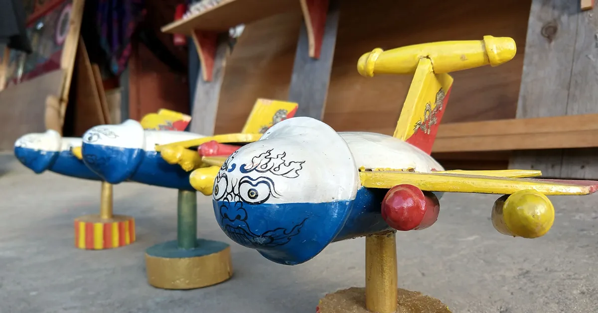 Bhutanese flying phallus or penis