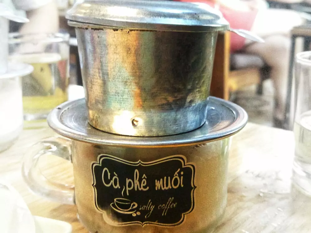 Vietnamese salt coffee
