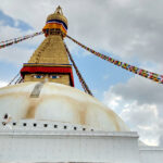 Beautiful stupa with eyes in Kathmandu