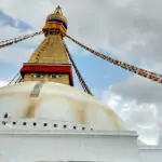 Beautiful stupa with eyes in Kathmandu