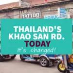 Thailan's Khao San Rd Today, changes