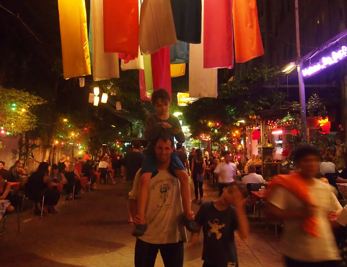 Rambuttri Rd, the Rd next to Khao San Rd Bangkok