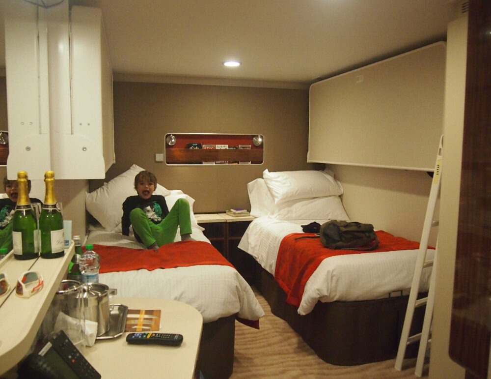 cruise ship inside cabin