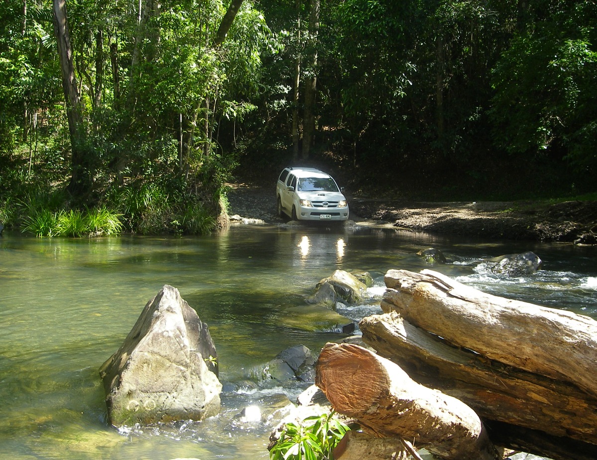 Daintree National Park access creek crossings