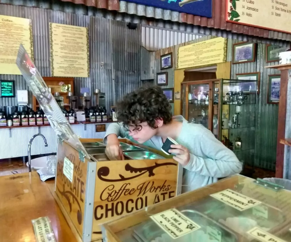 Coffee and chocolate on The Tablelands