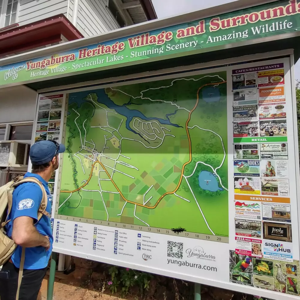 Yungaburra Map