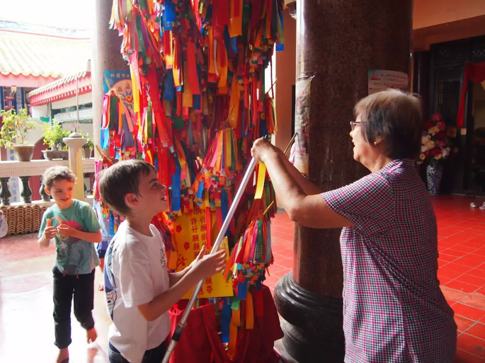 Kids visiting Malaysia