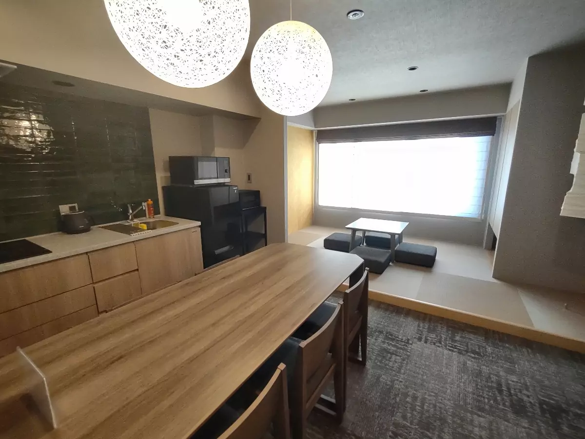Minn Hotel Kyoto Japan kitchenette apartment