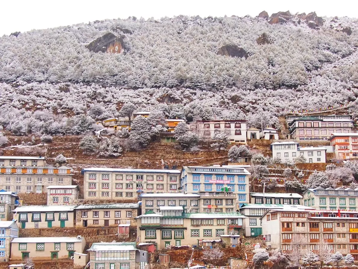 Namche Bazaar houses