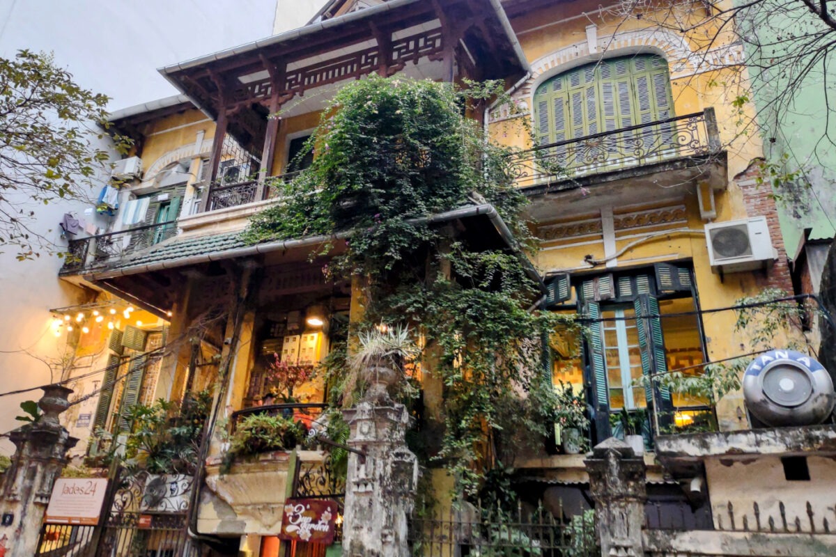 Beutiful old building in Hanoi