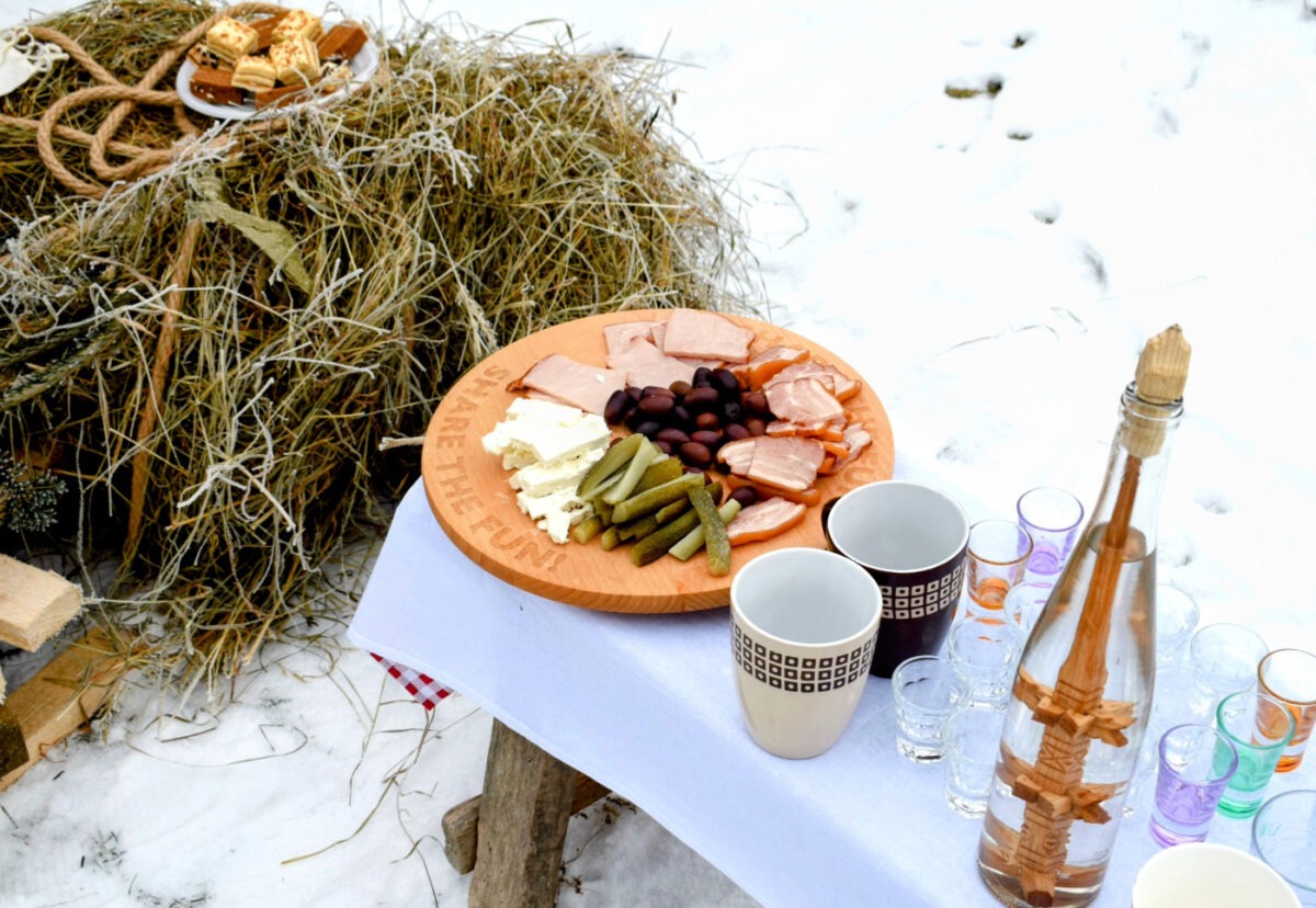 Breb Romania Food and Drink in the village