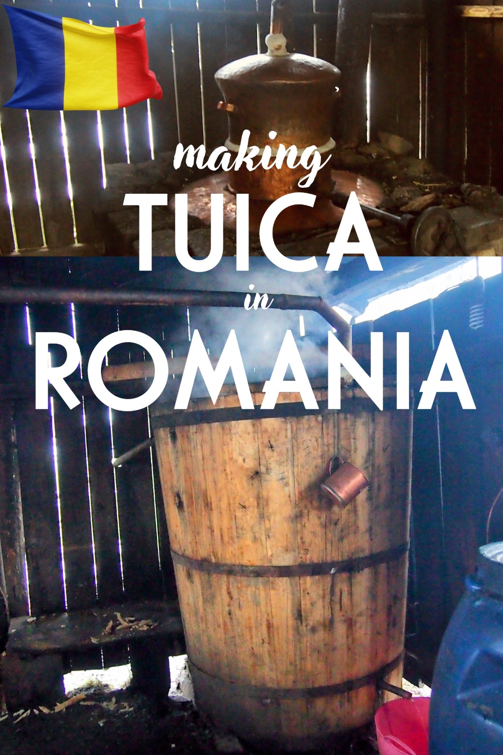 Lunch in the Tuica Shed. Making Tuica in Maramures