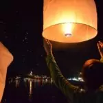 Best Places Visit Thailand Families Child in Thailand with Thai lantern