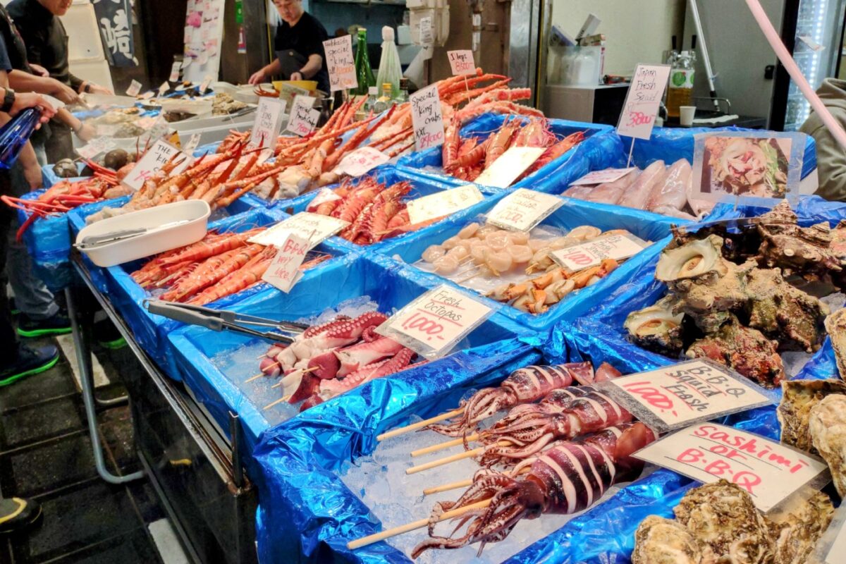 Osaka Food Market Seafood
