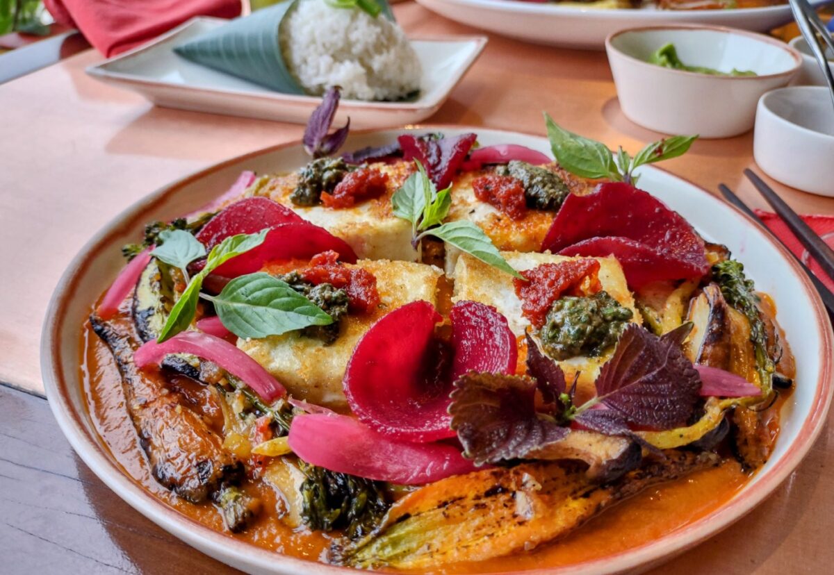 Vegetarian or vegan food hoi an restaurant tofu