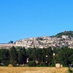 Assisi Italy view of the ancient city